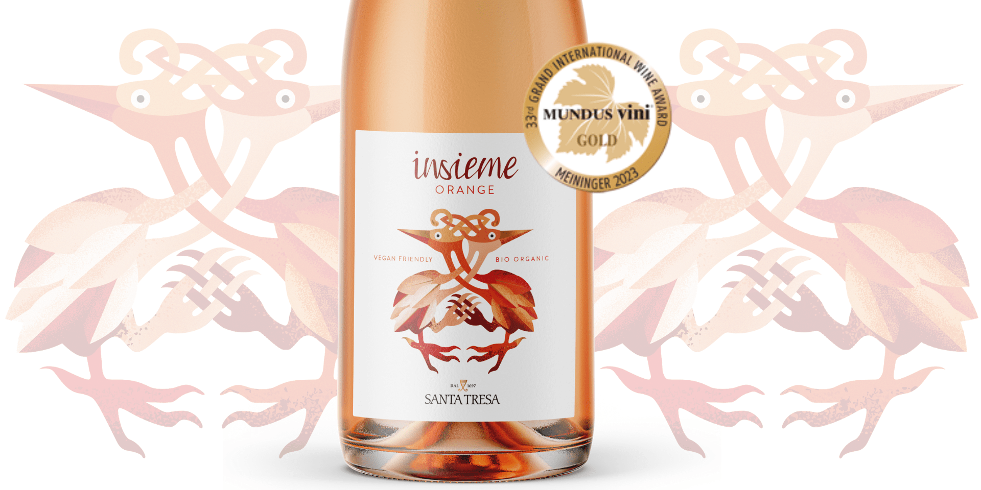 Insieme Orange vince la medaglia d'oro a Mundus Vini 2023!