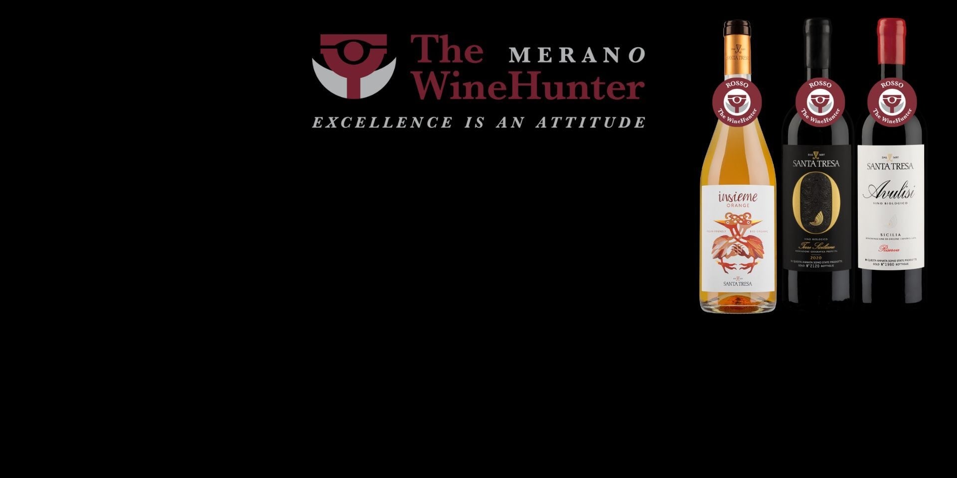 Santa Tresa è premiata con 3 ROSSO al The Wine Hunter Awards 2024