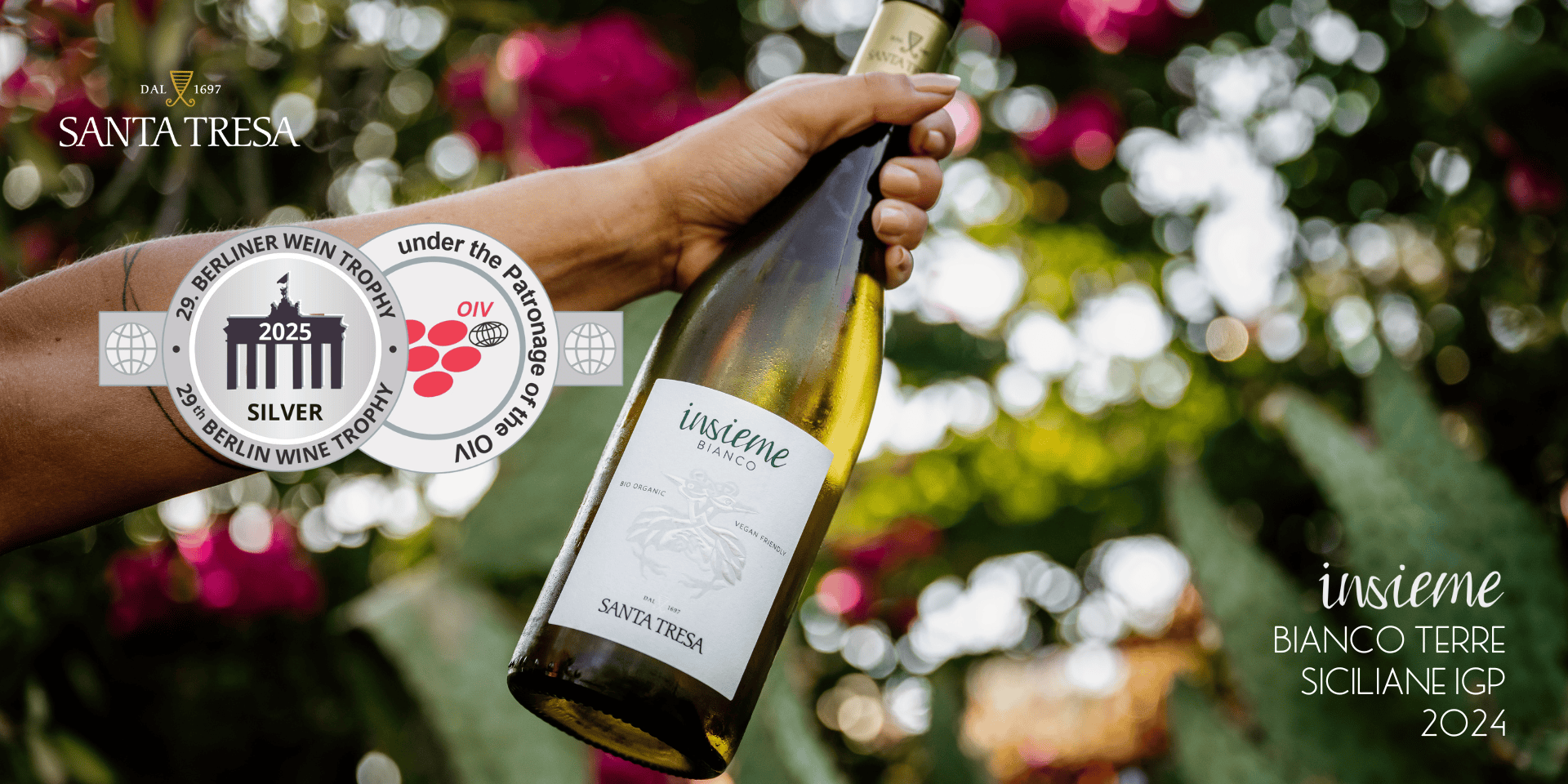 Silver medal for Insieme Bianco at Berliner Wein Trophy Summer Tasting 2025 