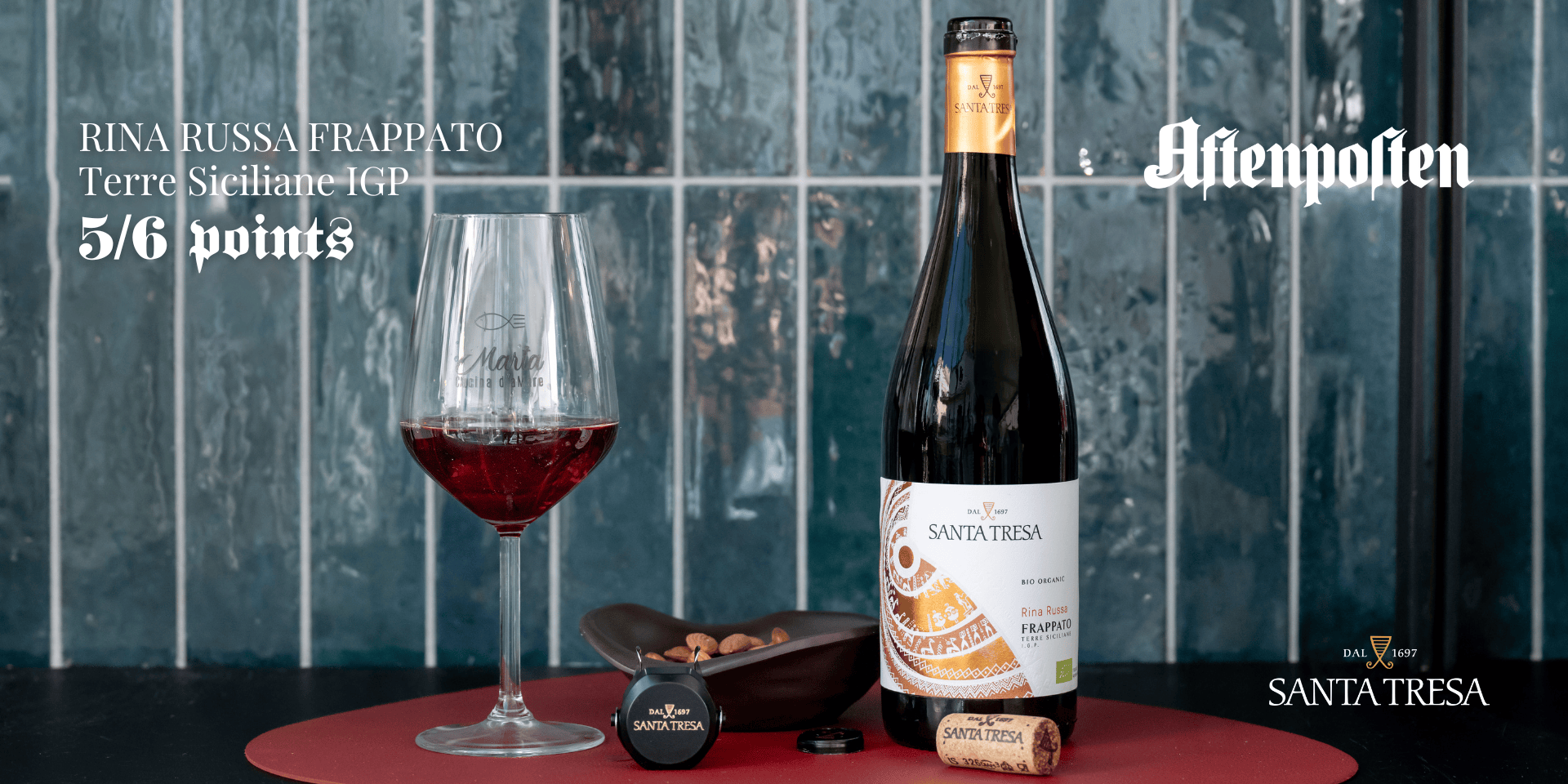 Santa Tresa Rina Russa Frappato Awarded 5 Points on Aftenposten