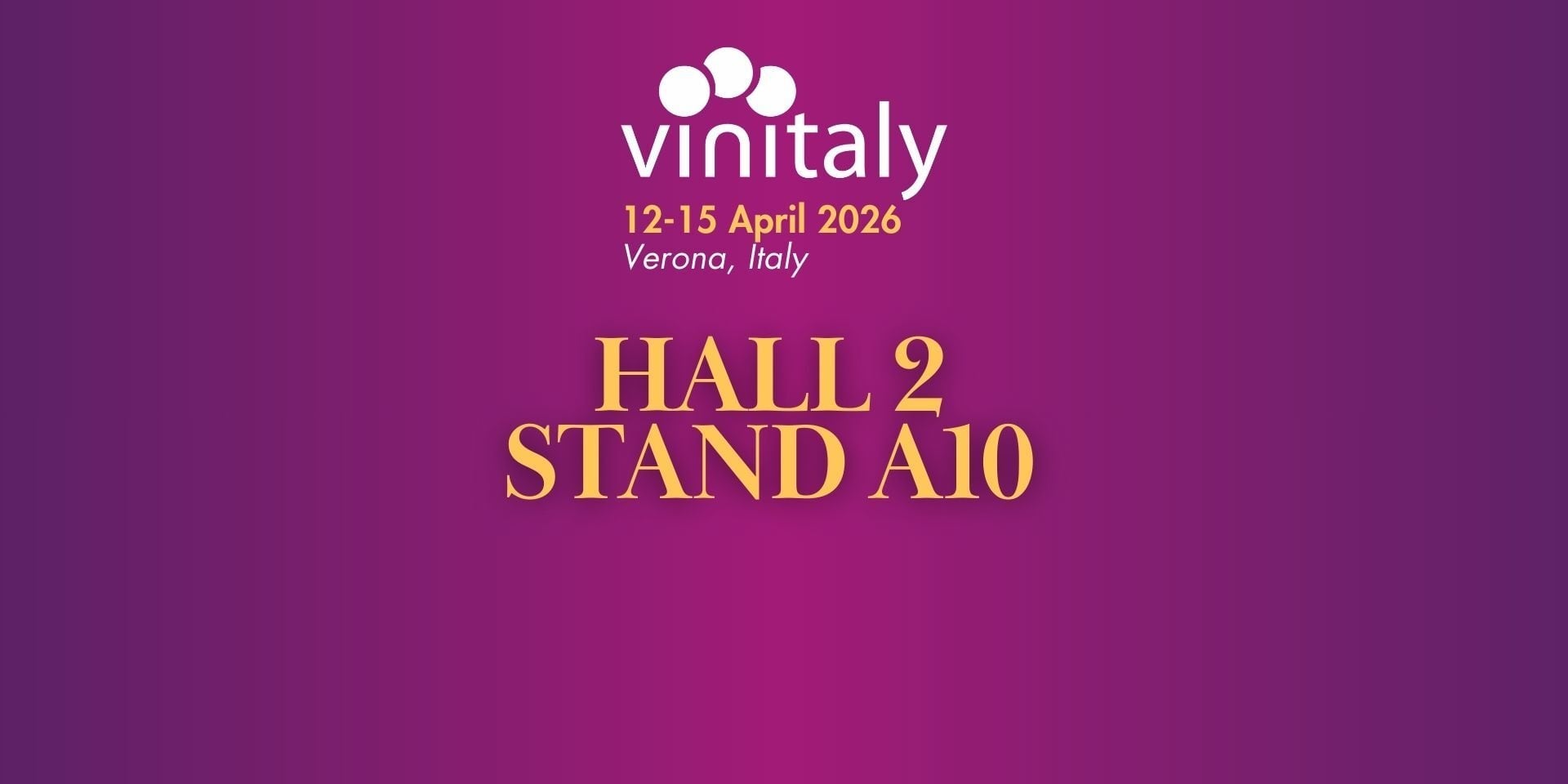 Santa Tresa a Vinitaly 2026 – HALL 2, STAND A10