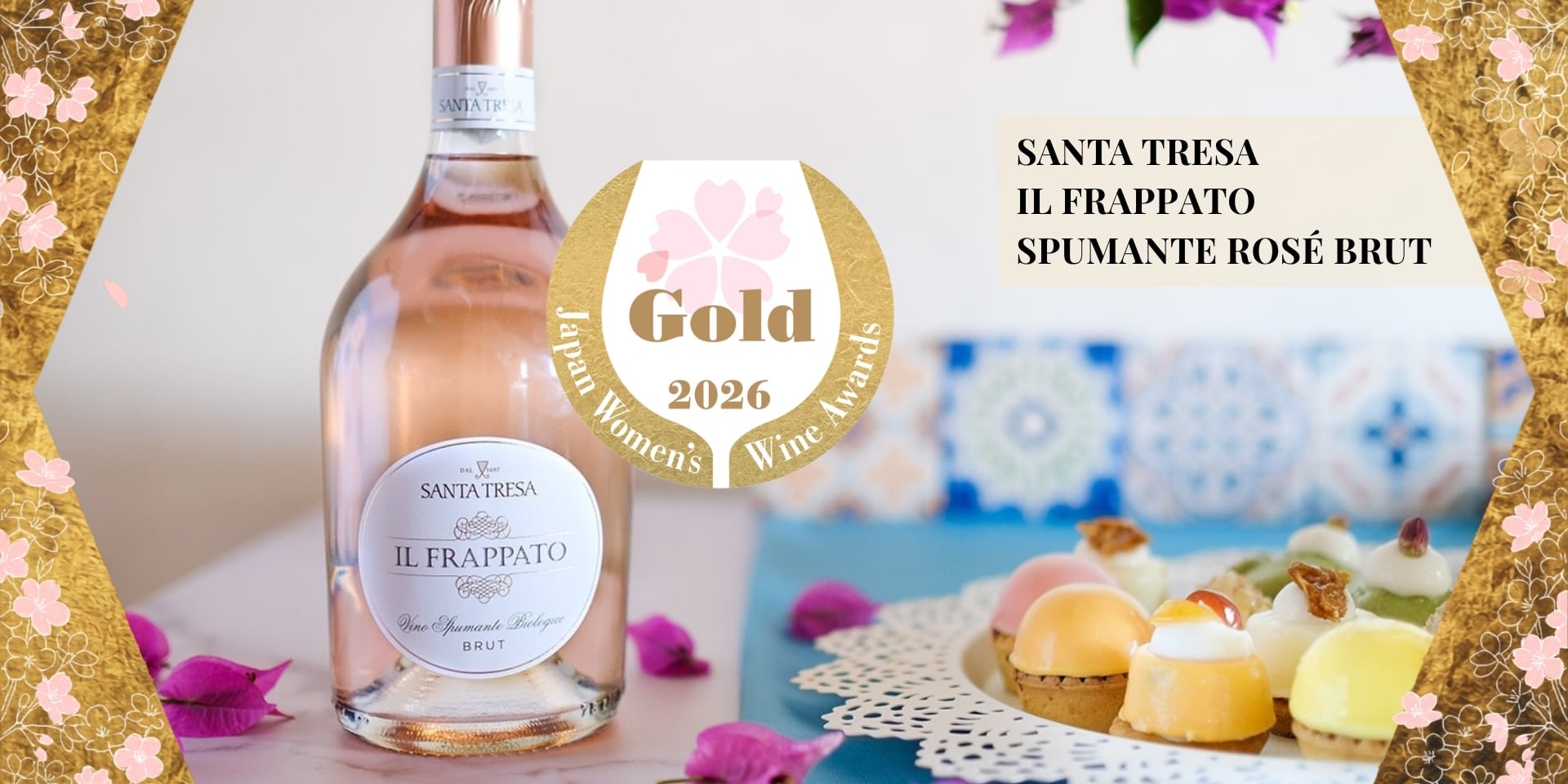 Santa Tresa Il Frappato Spumante awarded Gold at the Sakura Japan Women’s Wine Awards 2026